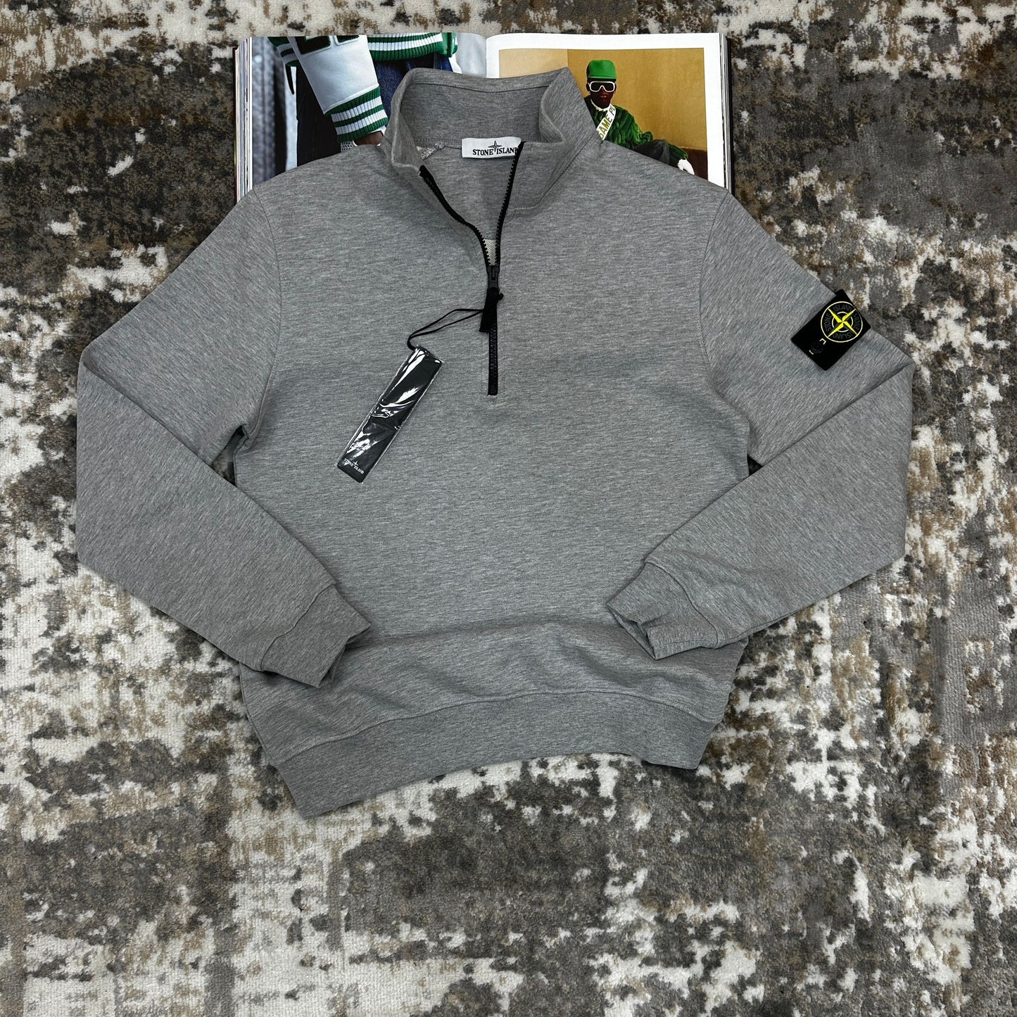 SI HALF ZIP JUMPER - GRAY