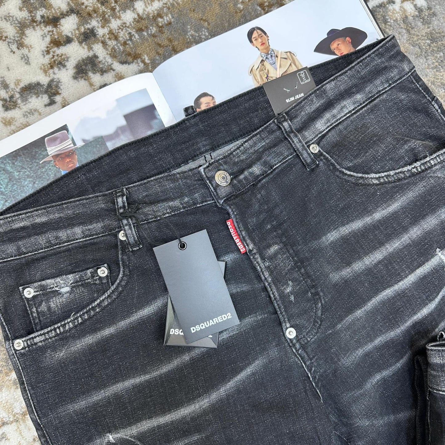 DSQ JEANS - BLACK
