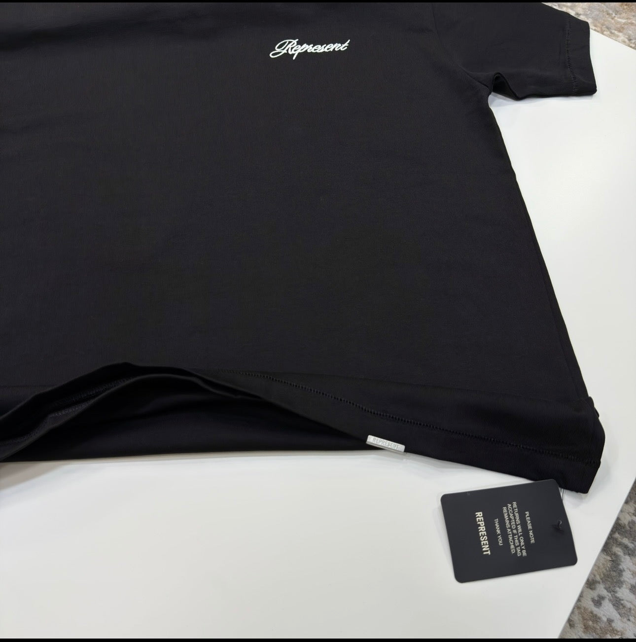 REP T- SHIRT -BLACK