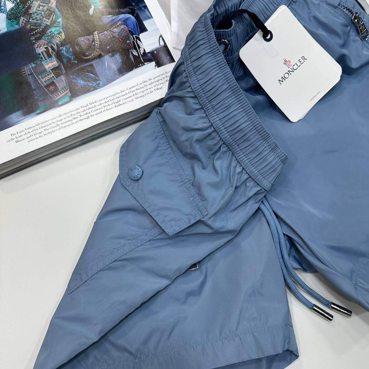 MNCLR SHORTS -STEEL BLUE