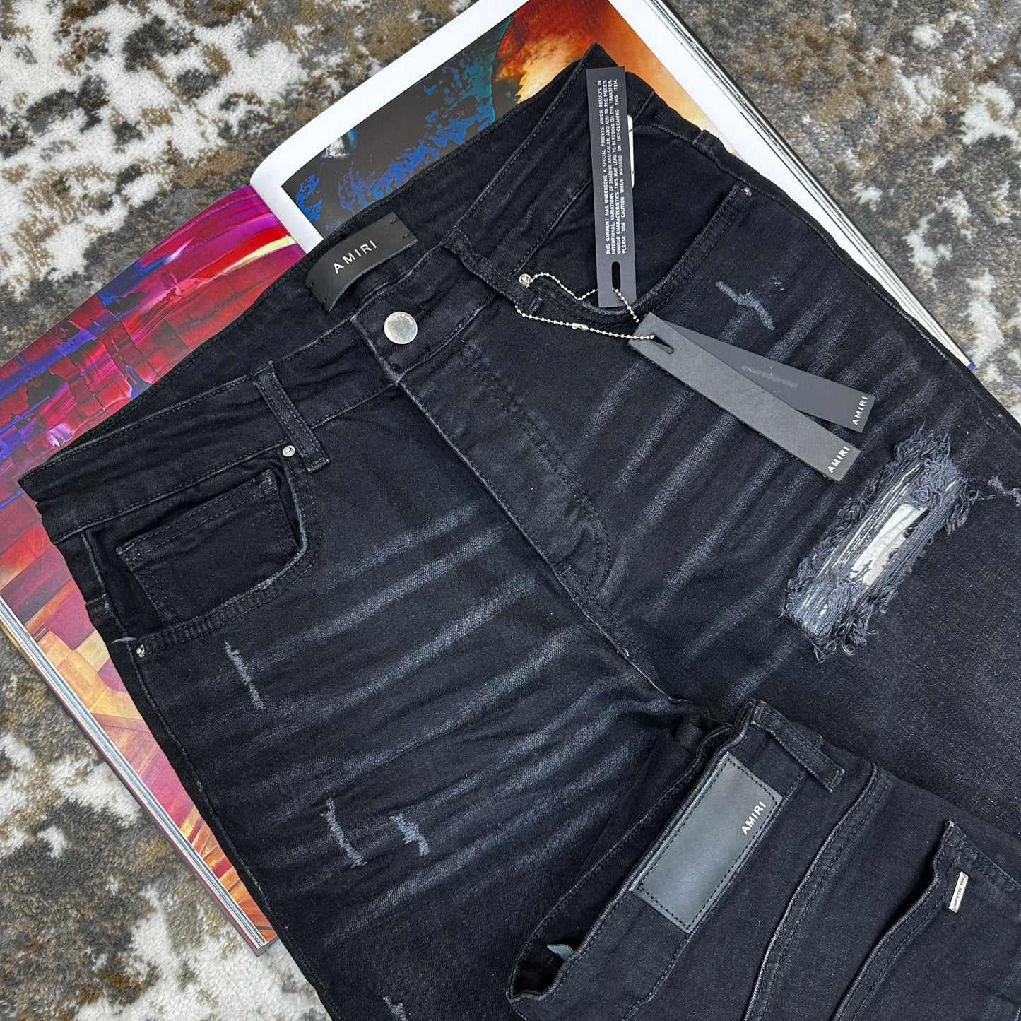 AMRI JEANS - BLACK