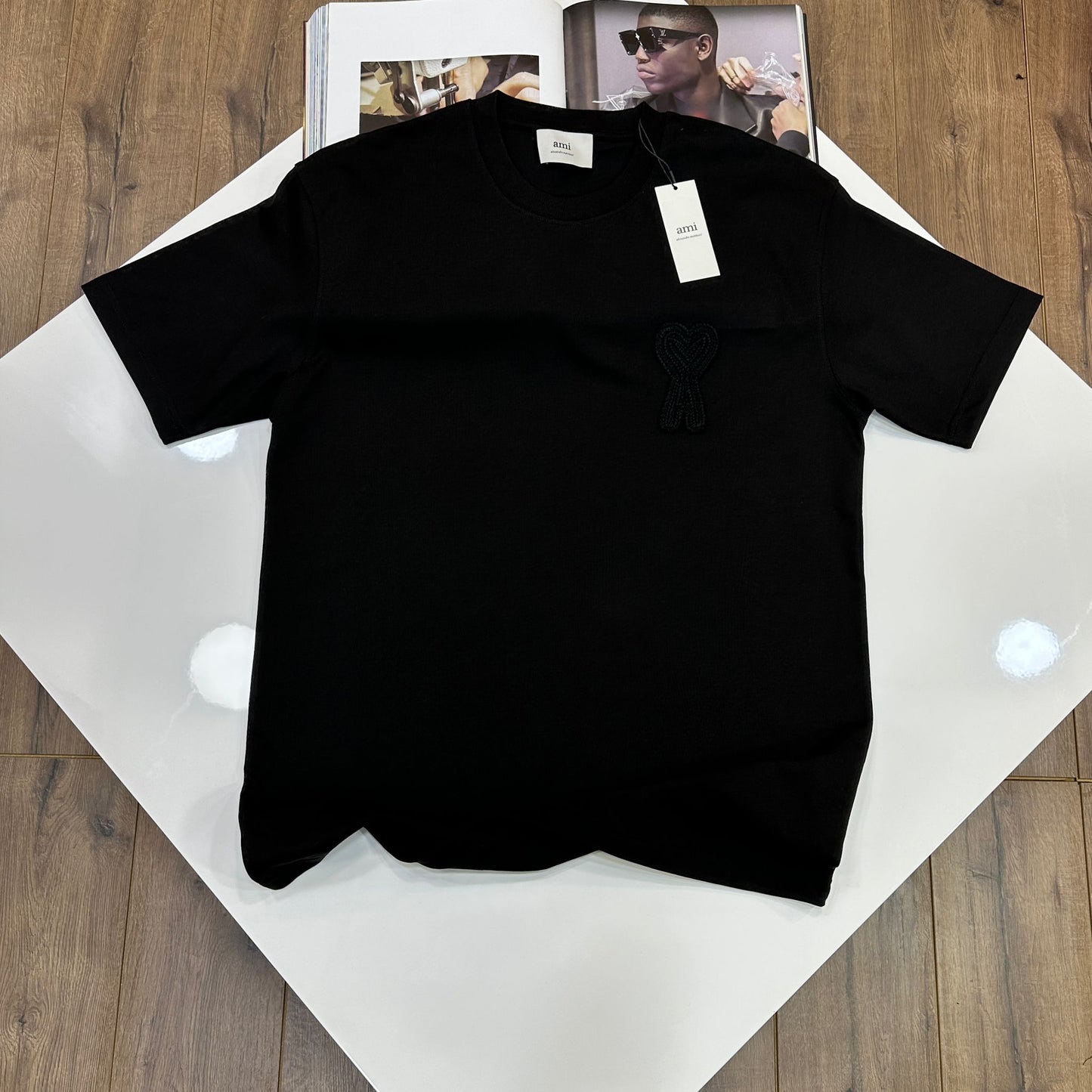 AMI T-SHIRT - BLACK