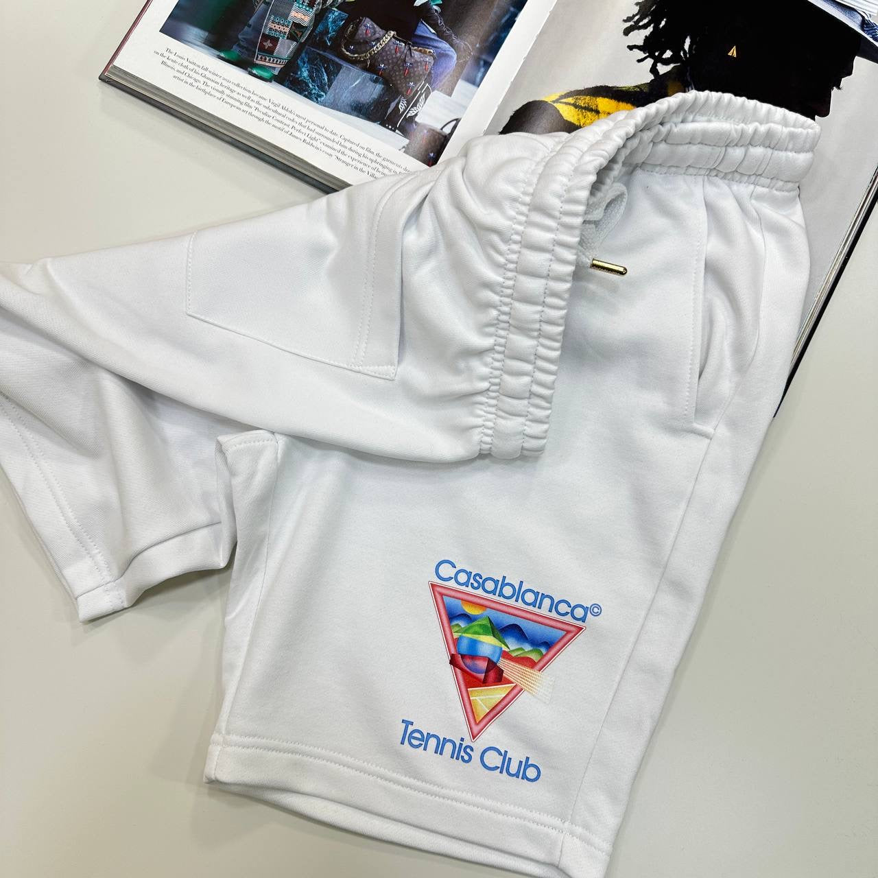 CB JOGGER SHORTS - WHITE