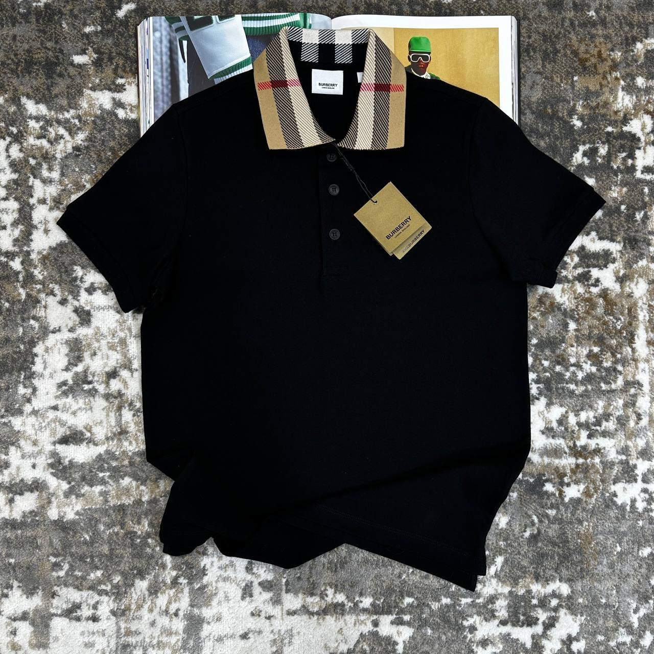 BURB POLO - BLACK