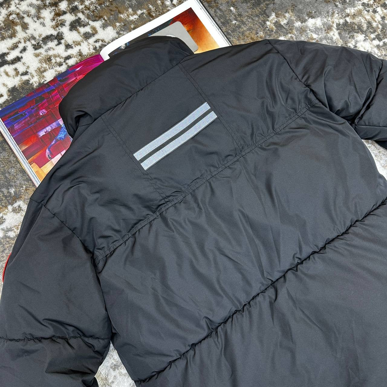 CG PUFFER JACKET - BLACK