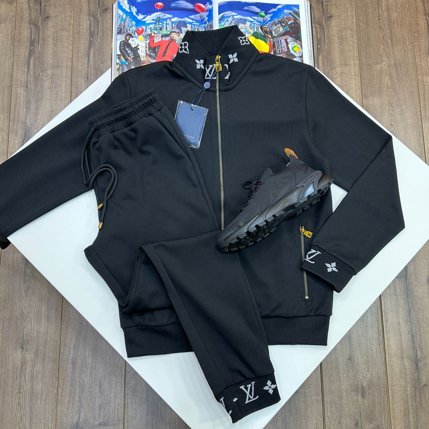 LVE TRACK SUITE - BLACK