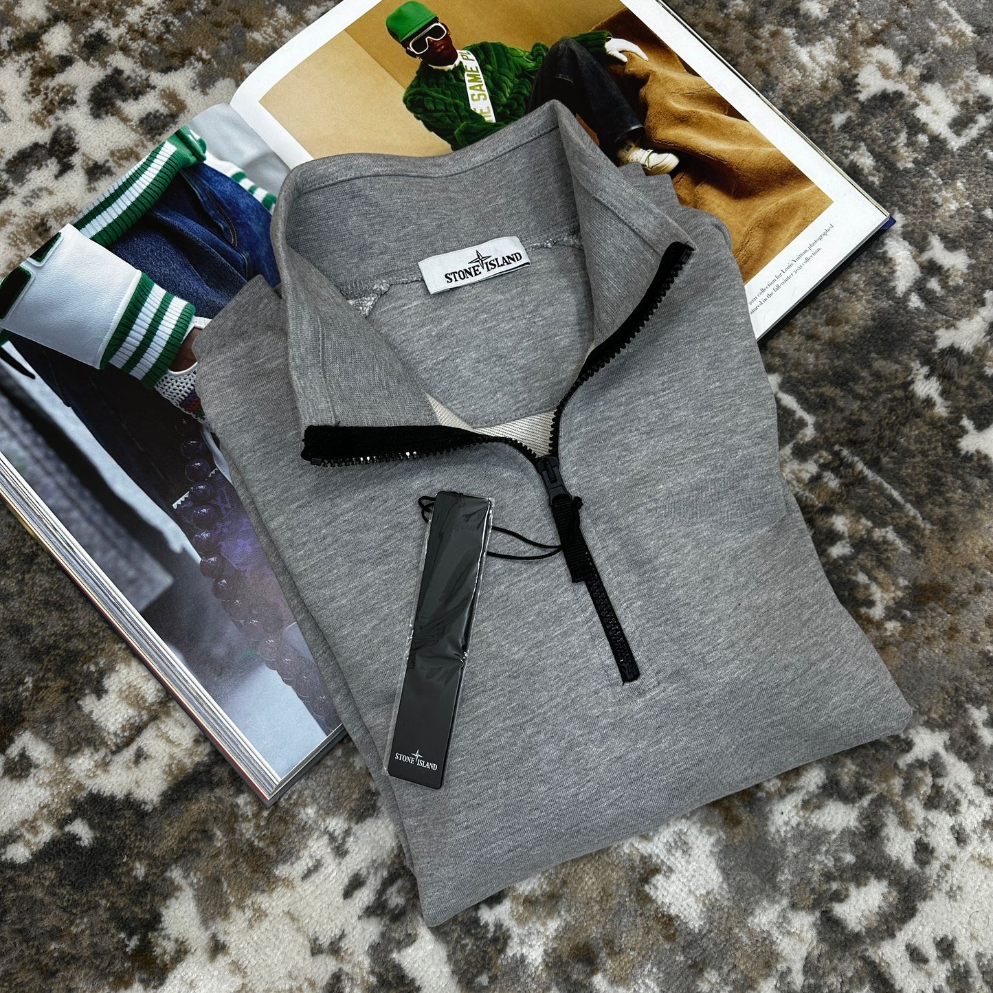 SI HALF ZIP JUMPER - GRAY