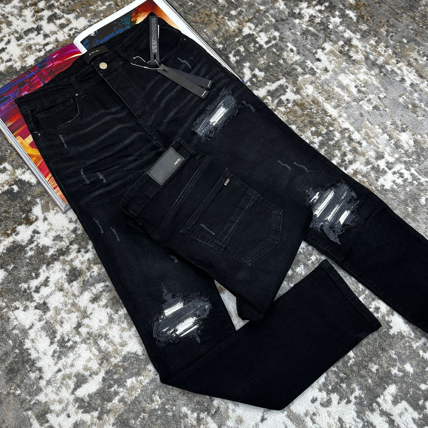 AMRI JEANS - BLACK