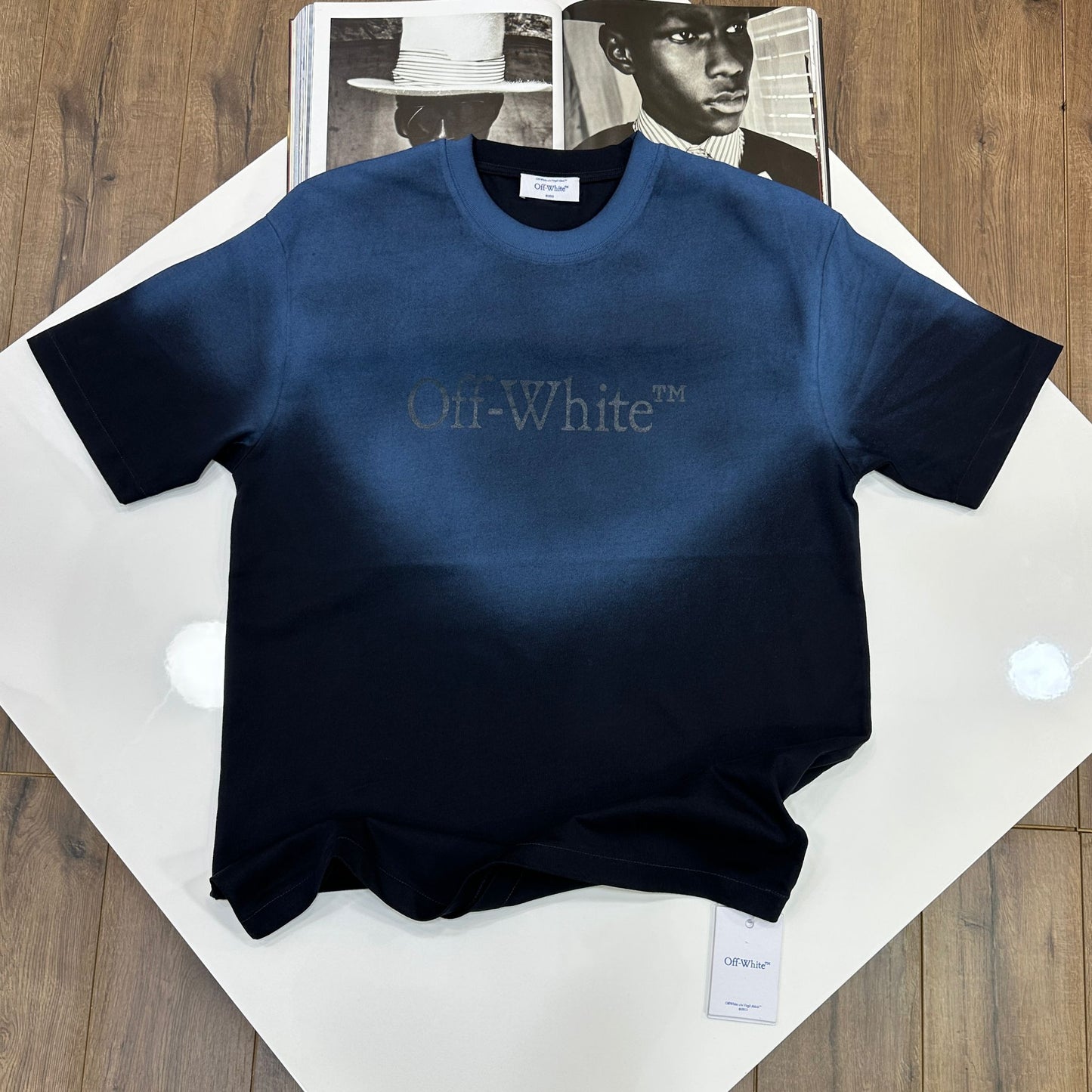 OW T-SHIRT - NAVY BLUE