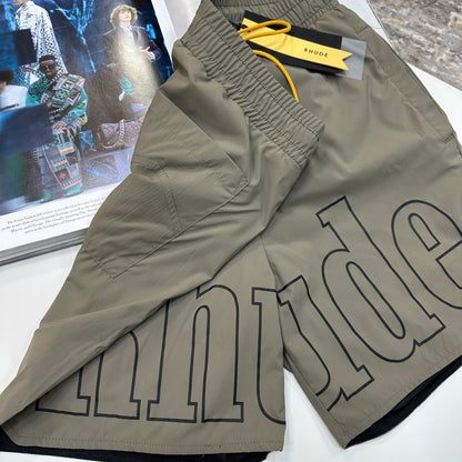 RHU SWIM SHORTS -KHAKI
