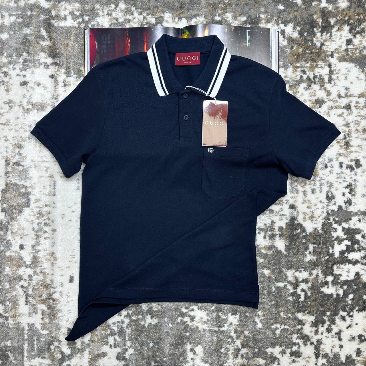 GUCI POLO NAVY