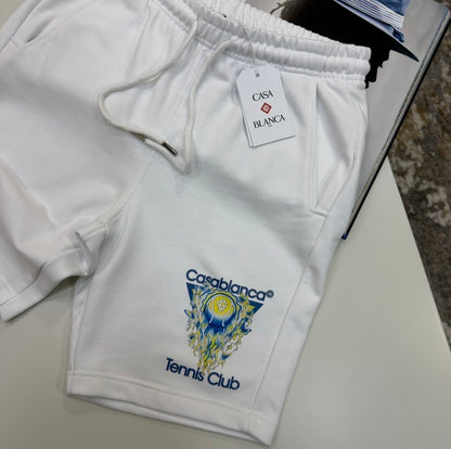 CB JOGGER  SHORTS -WHITE