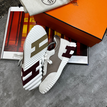 H - TRAINER - WHITE - BWOWN