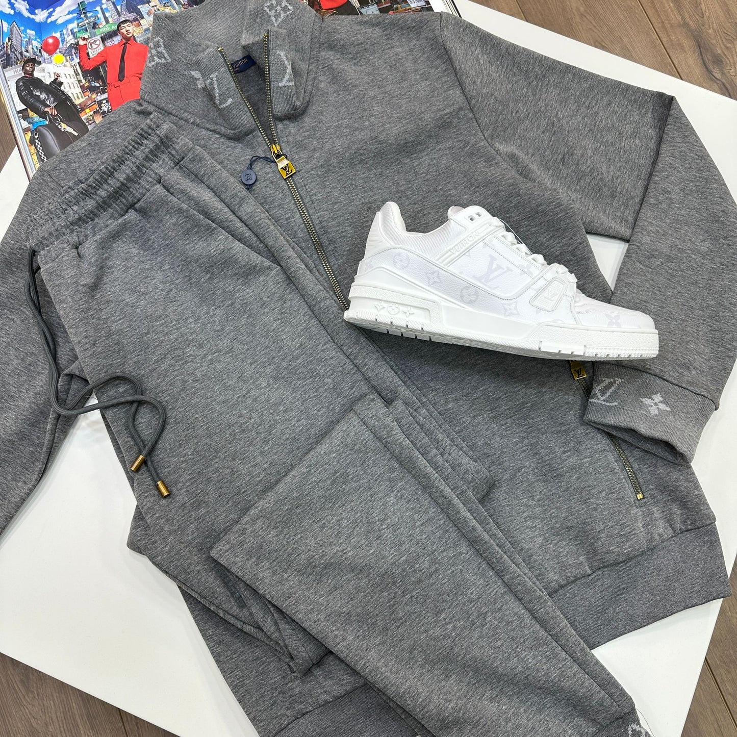 LVE TRACK SUITE - GRAY