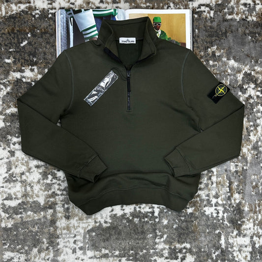 SI HALF ZIP JUMPER - KHAKI
