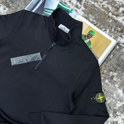 SI HALF ZIP JUMPER - BLACK