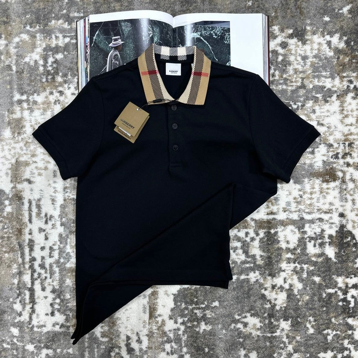 BRBERY POLO BLACK