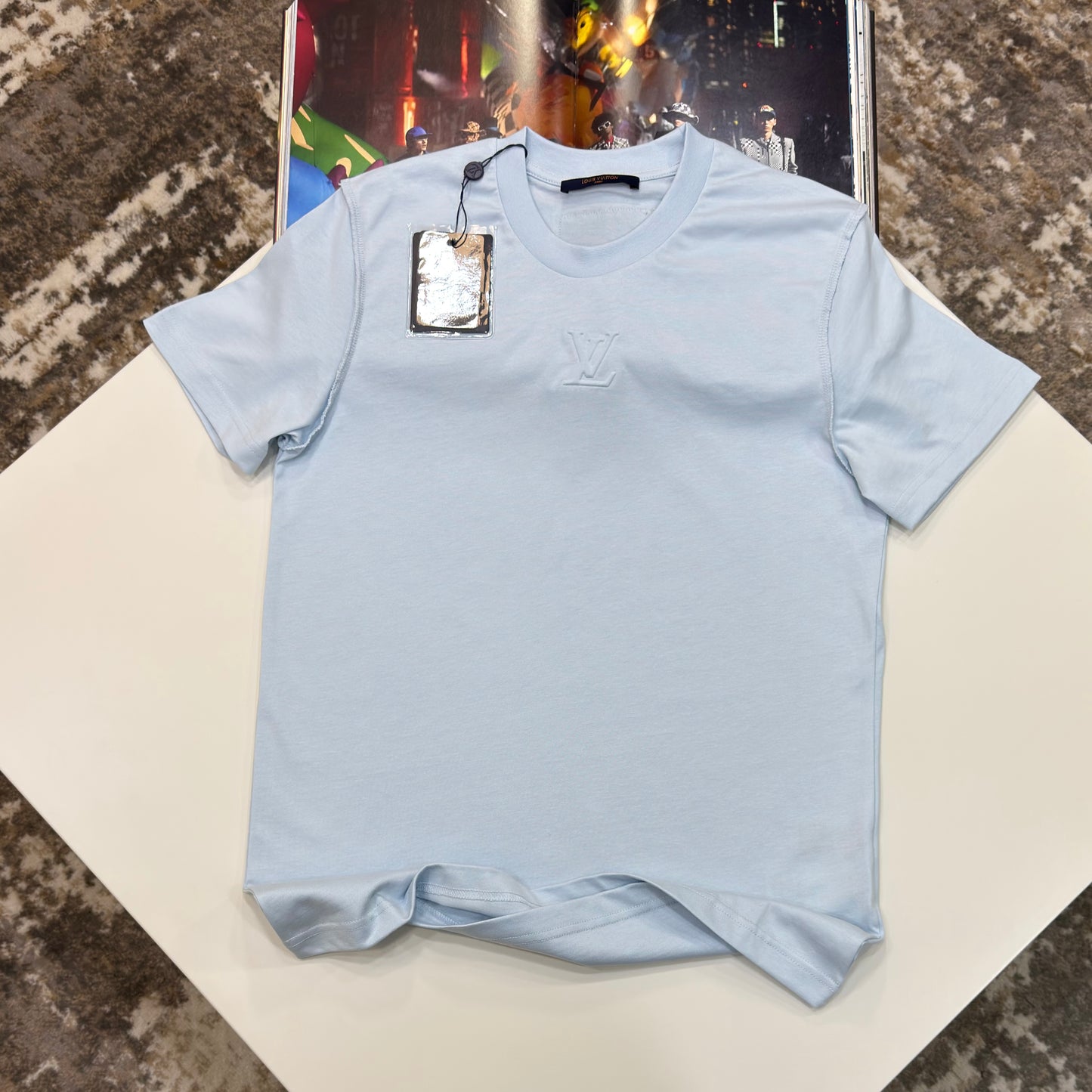 LV T-SHIRT -SKY BLUE