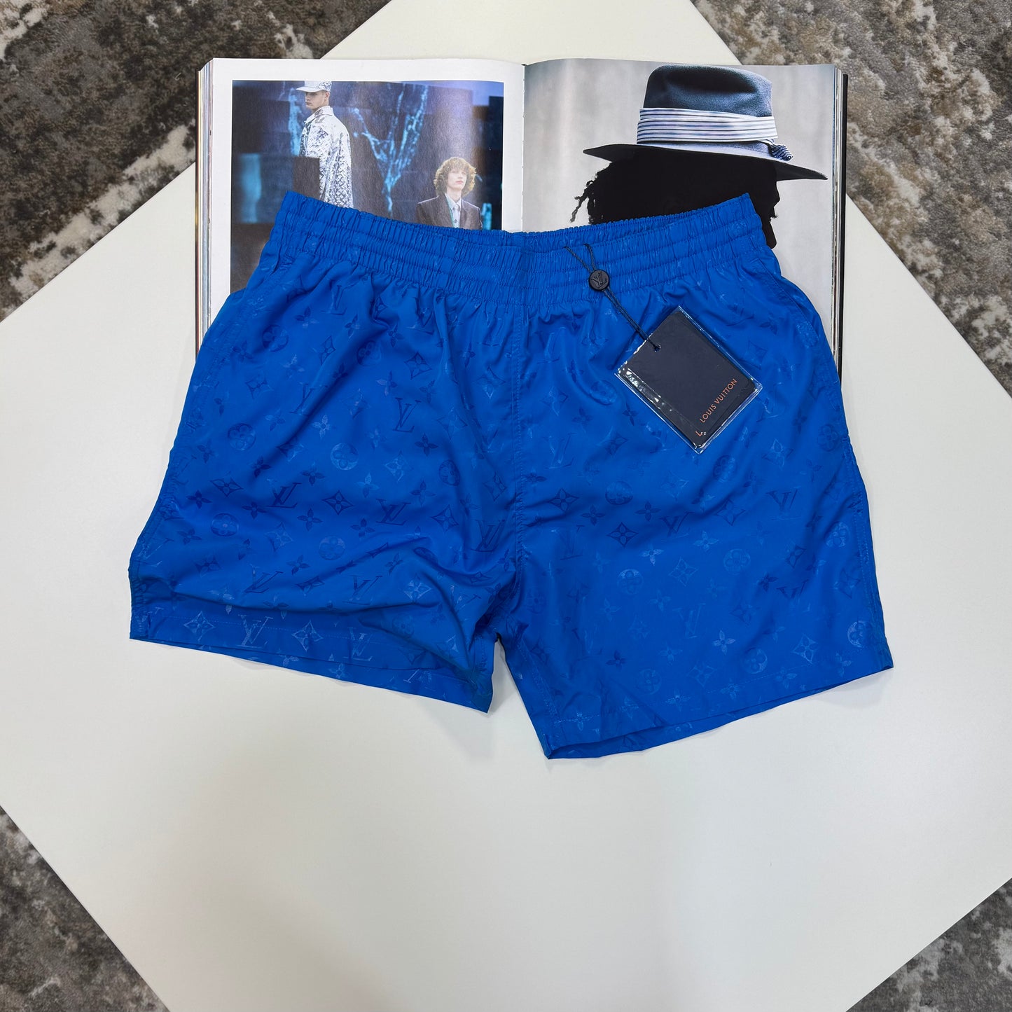 LVE  SWIM SHORTS -BLUE