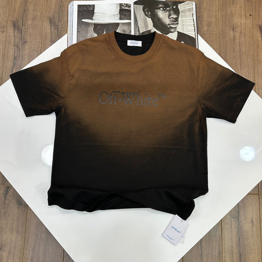 OW T-SHIRT - BLACK & BROWN