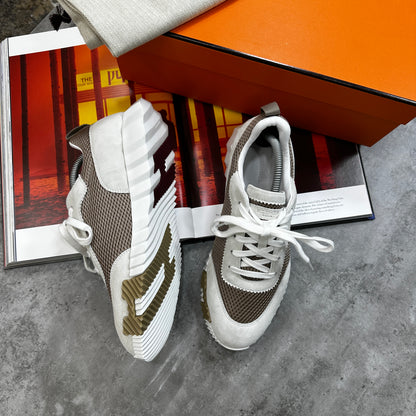 H - TRAINER - WHITE - BWOWN