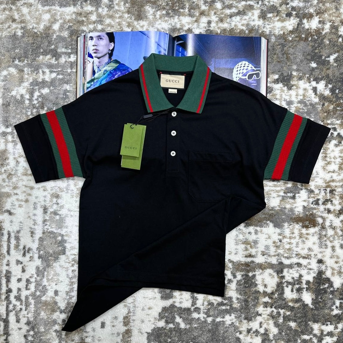 GUCI POLO BLACK