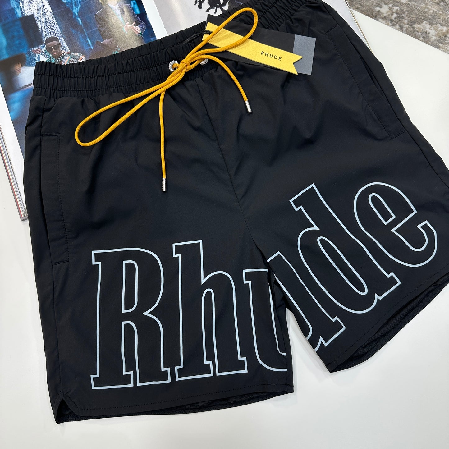 RHU SWIM SHORTS - BLACK
