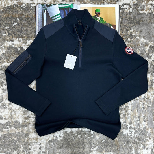 CG  HALF ZIP JUMPER - NAVY