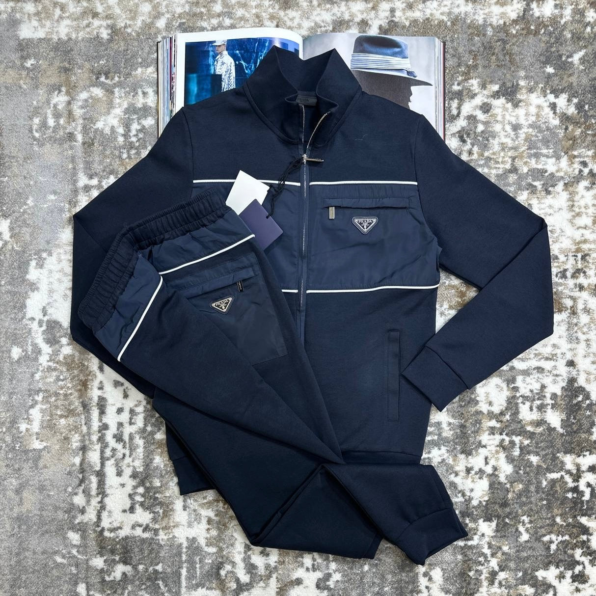 PRDA TRACKSUIT-NAVY