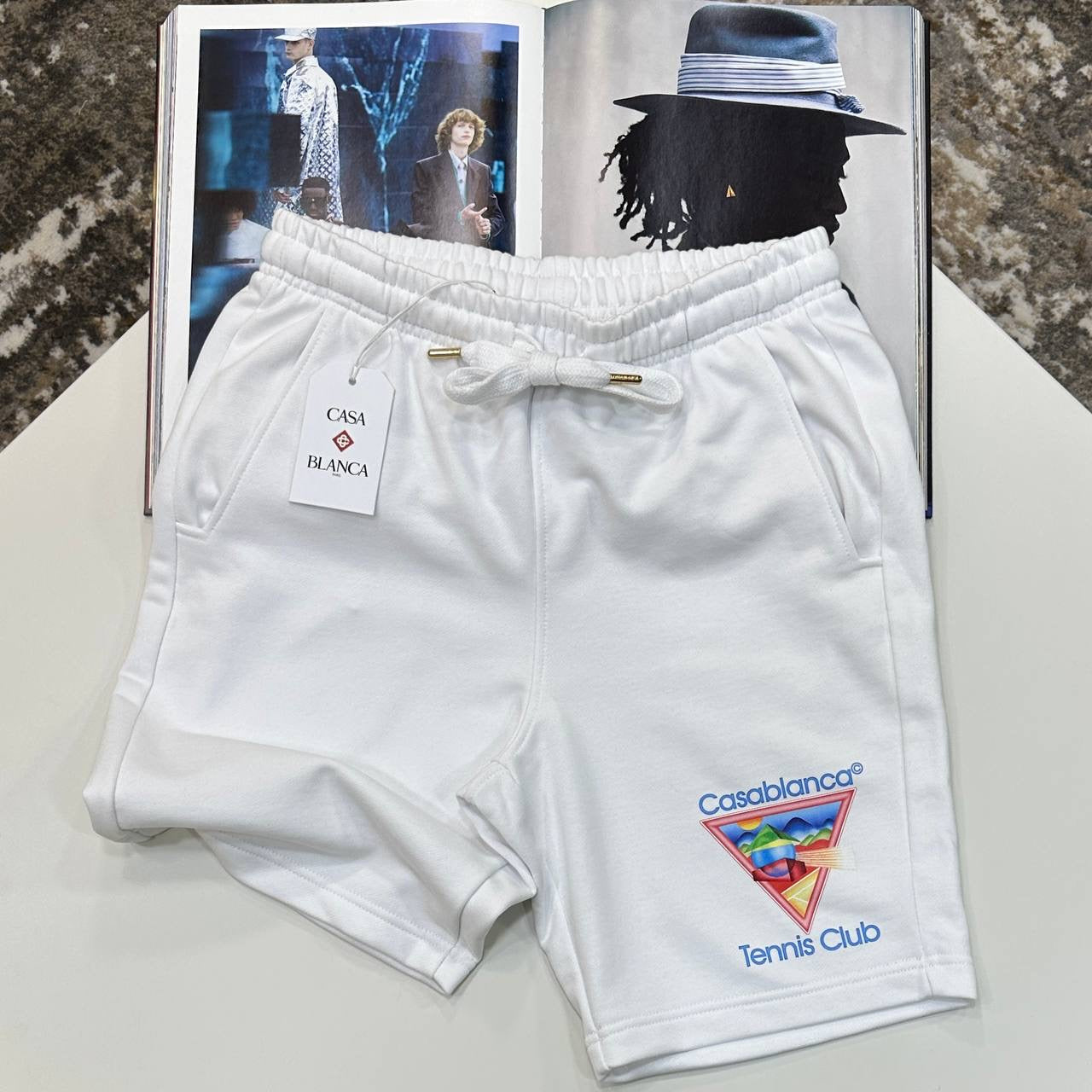 CB JOGGER  SHORTS - WHITE