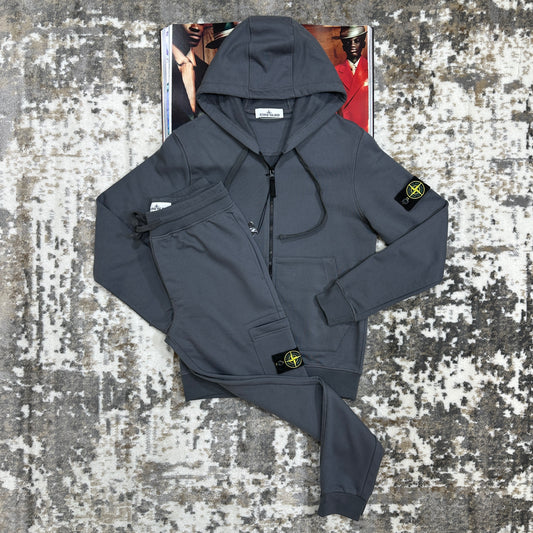 STNE CARGO TRACKSUIT DARK GREY