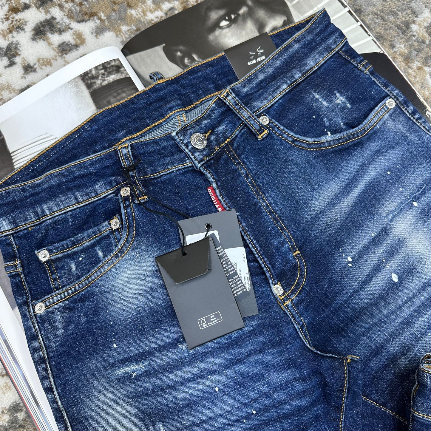 DSQ JEANS - BLUE