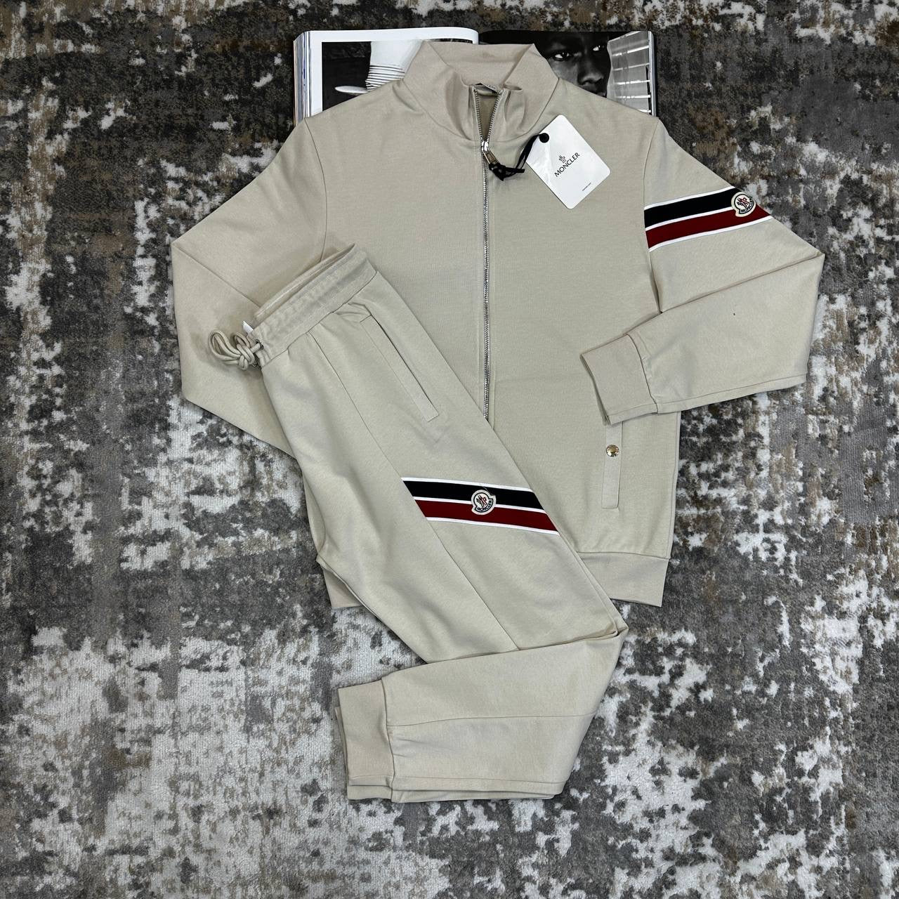 MNCLR TRACK SUIT - BEIGE