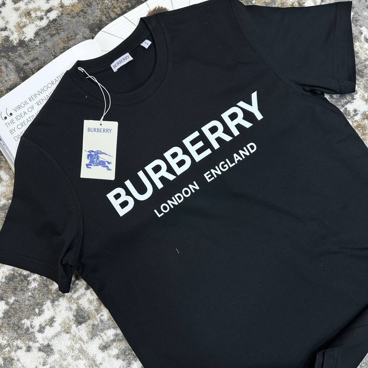BURB  T-SHIRT - BLACK