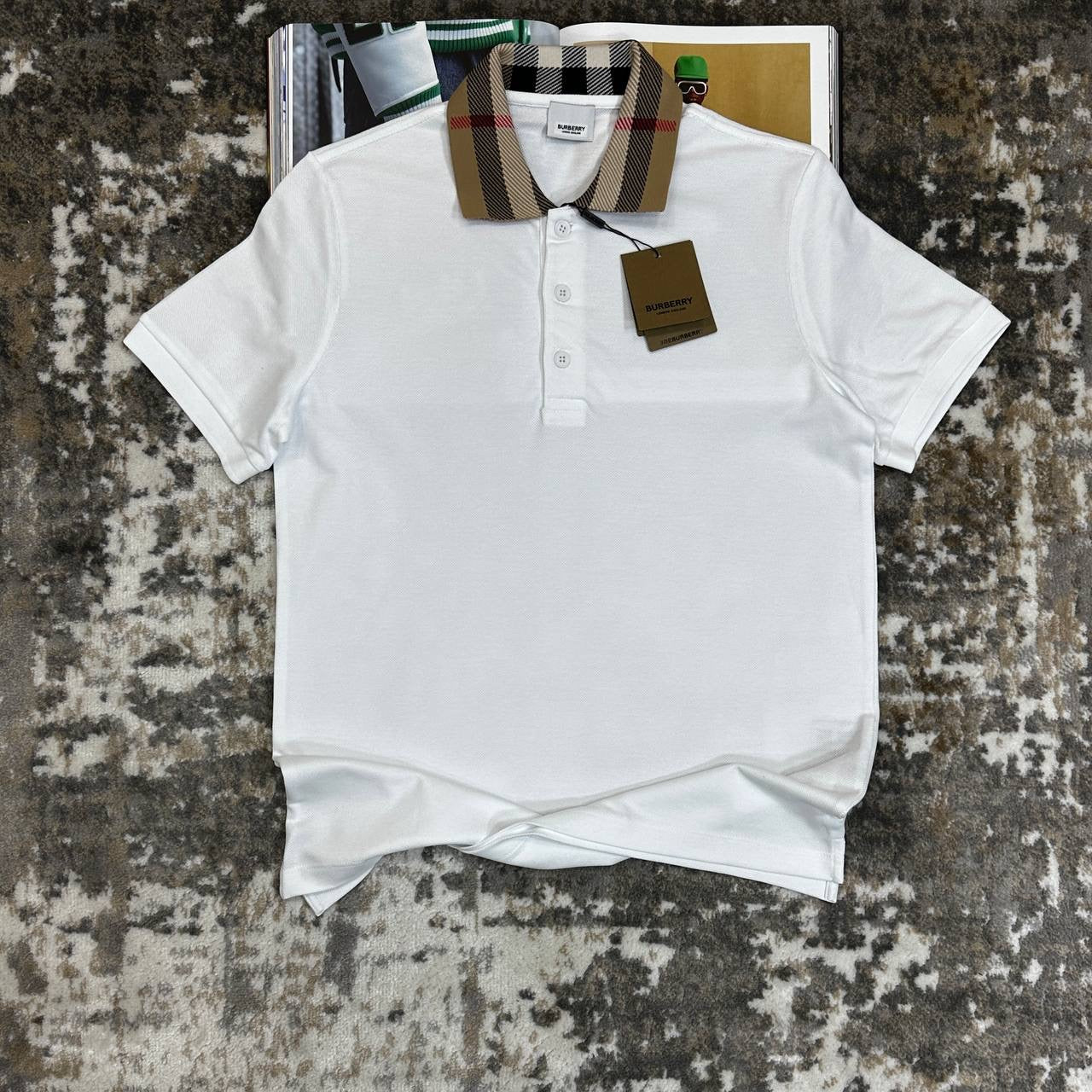 BURB POLO - WHITE