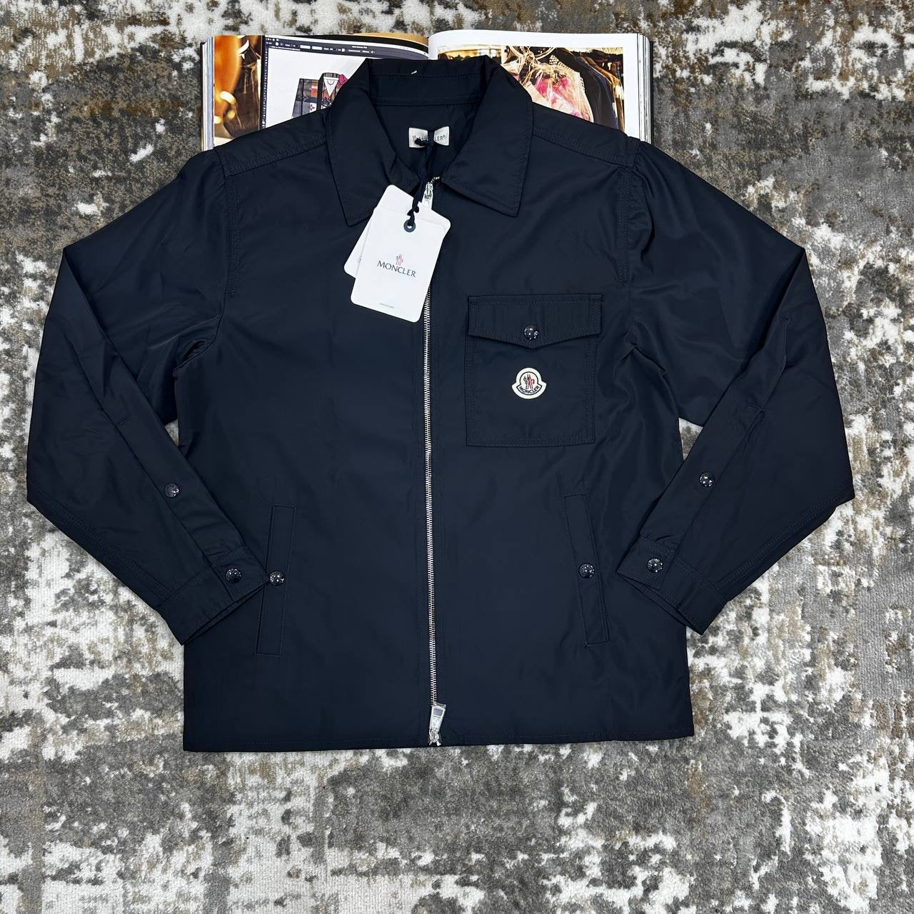 MNCLR ZIP UP JACKET - NAVY