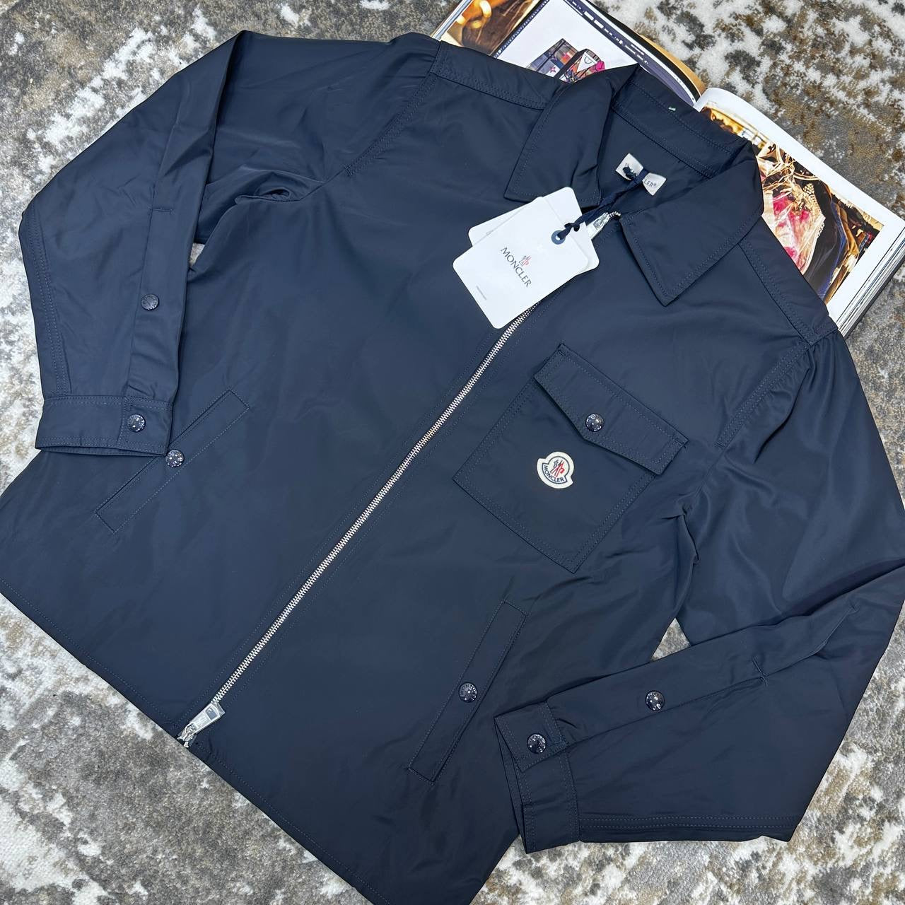 MNCLR ZIP UP JACKET - NAVY