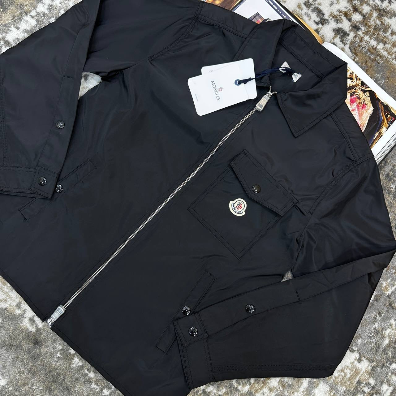 MNCLR ZIP UP JACKET - BLACK