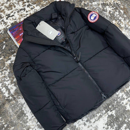 CG PUFFER JACKET - BLACK
