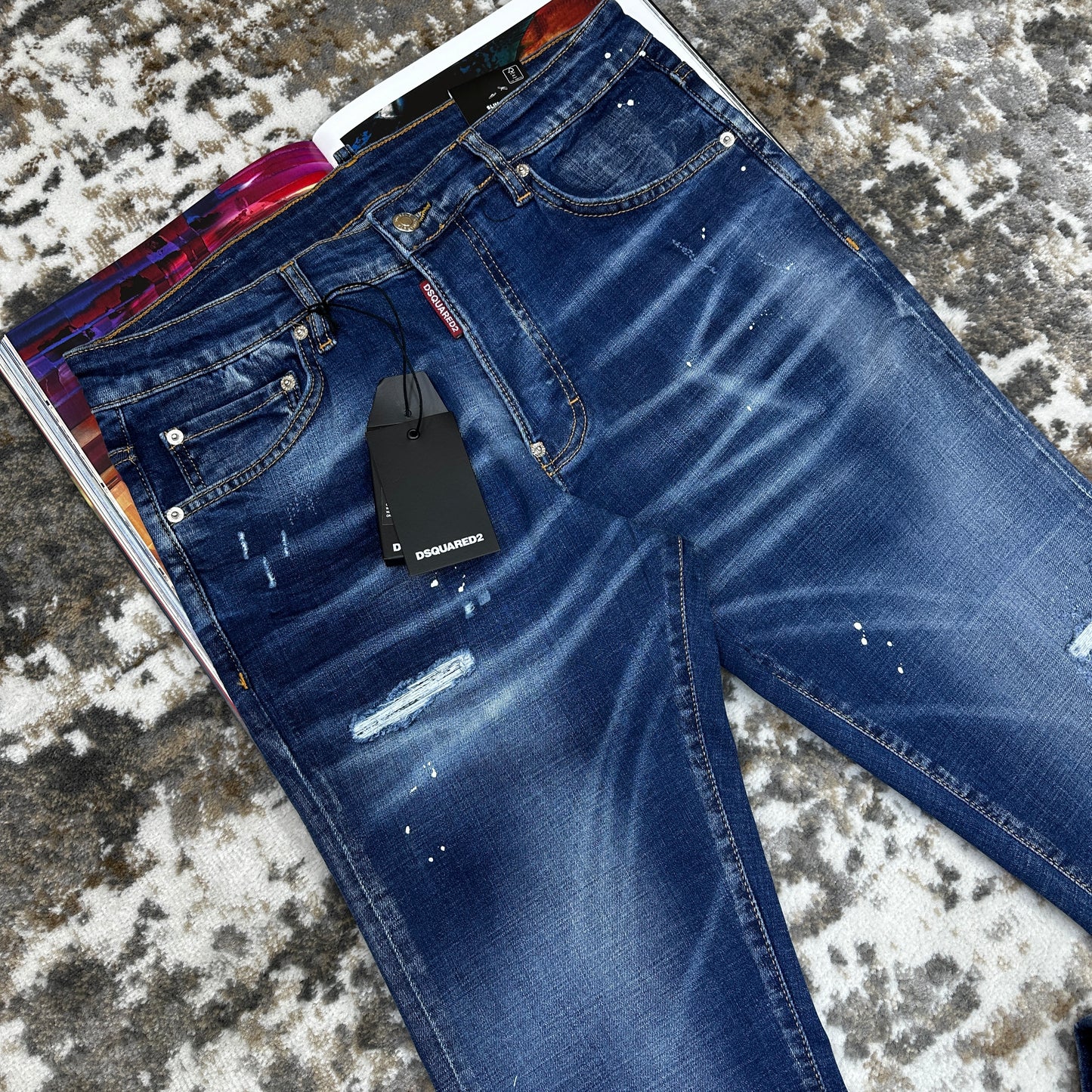 DSQ JEANS - BLUE