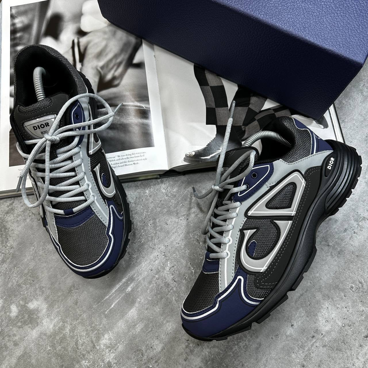 B30 TRAINER - BLACK - NAVY