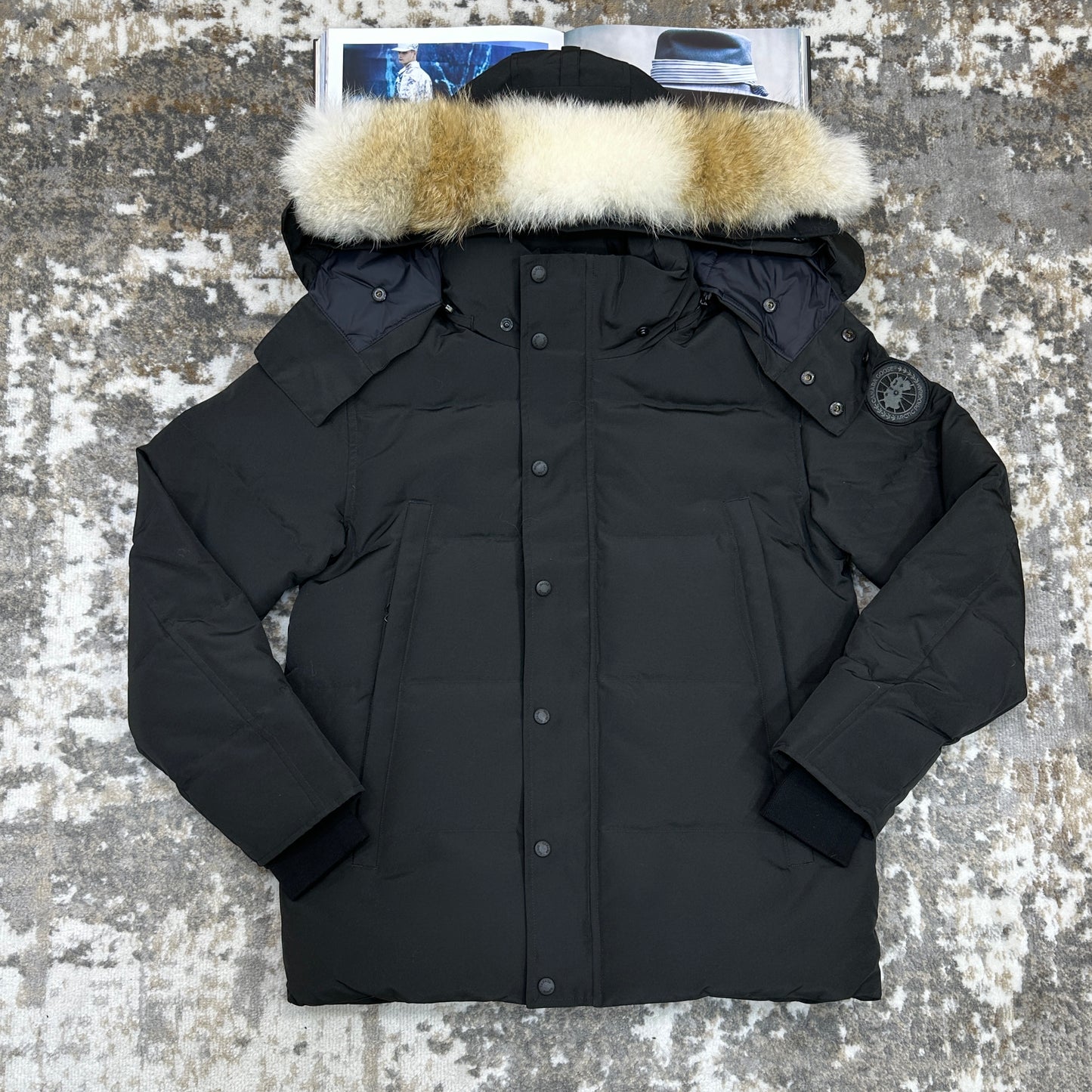 CG WYNDHAM  JACKET -BLACK