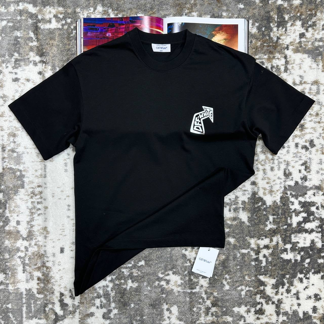 OFF W T-SHIRT BLACK