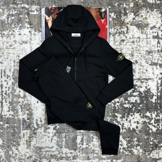 STNE CARGO TRACKSUIT BLACK