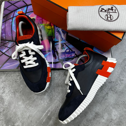 H - TRAINER - BLACK - ORANGE