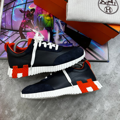 H - TRAINER - BLACK - ORANGE